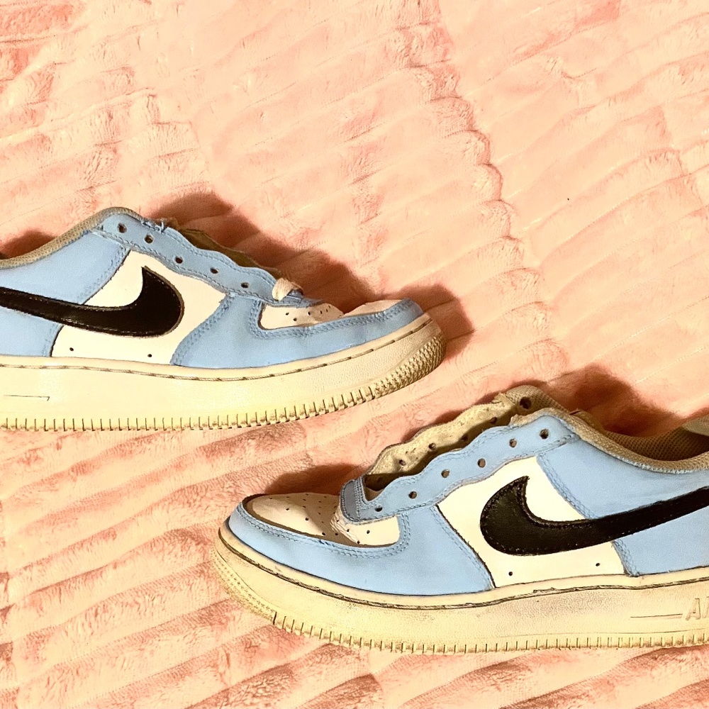 Custom Hand Painted Color Block Nike Air Force 1
